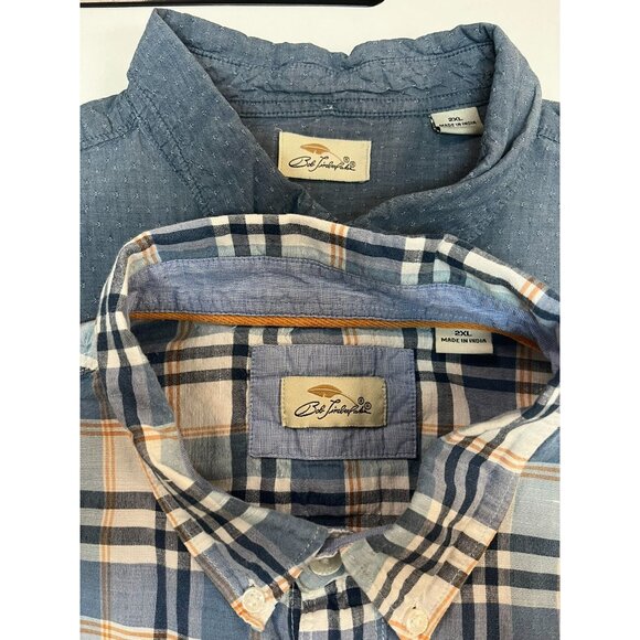 Lot of 2 Bob Timberlake Men's Short Sleeve Button Down Shirts Size 2XL - Picture 8 of 8